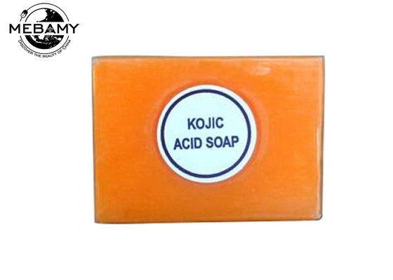 Mitigação alaranjada da pele do sabão ácido Kojic anti-bacteriano natural para a cara/corpo