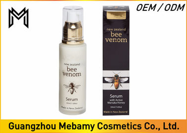As linhas tênues reduzem o soro orgânico da cara, soro do veneno da abelha com mel ativo de Manuka