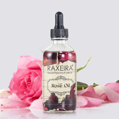 Óleo essencial orgânico de 100% Rosa essência dos cuidados com a pele que firma, clarear e hidratar