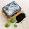 Cor preta barra ativada do sabão do carvão vegetal para o anti alvejante do banho do fungo