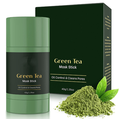 Vara natural da máscara protetora de chá verde para a Anti-acne clareando de limpeza