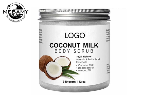 Os naturais que Exfoliating o corpo dos cuidados com a pele esfregam o leite de coco poderoso alto do açúcar mascavado