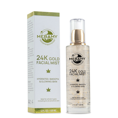 Pulverizador facial ácido hialurónico da névoa do vegetariano do ouro 24K para todos os tipos da pele