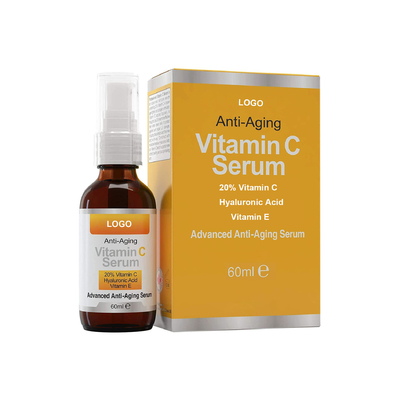 Soro da vitamina C da marca própria do OEM para a pele da cara que clarea o soro antienvelhecimento avançado